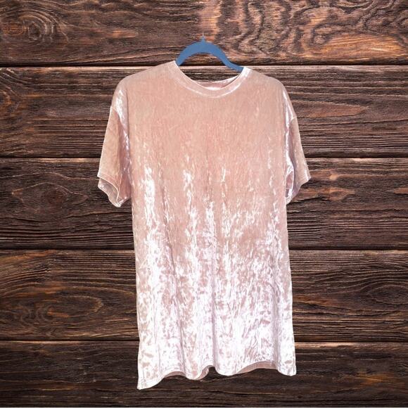Double Zero Tops - Double Zero crushed velvet top small